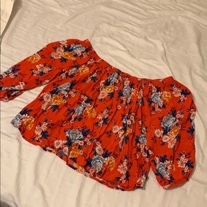 Off the shoulder top